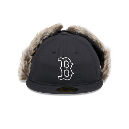 Boston Red Sox Winter Dog Ear Retro Crown 59FIFTY Fitted Hat