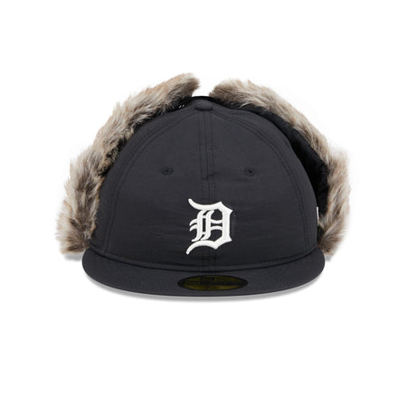 Detroit Tigers Winter Dog Ear Retro Crown 59FIFTY Fitted Hat