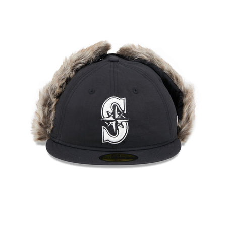 Seattle Mariners Winter Dog Ear Retro Crown 59FIFTY Fitted Hat