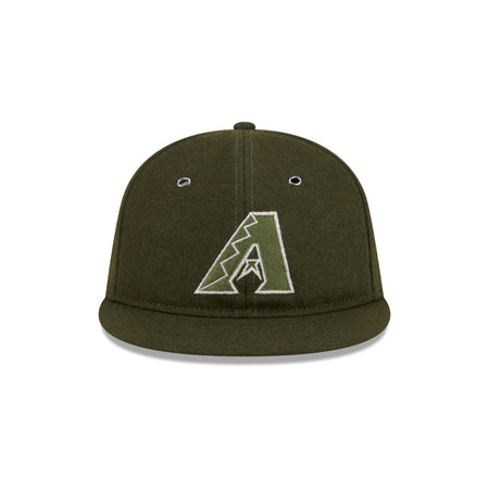 Arizona Diamondbacks New Olive Wool Retro Crown 59FIFTY Fitted Hat