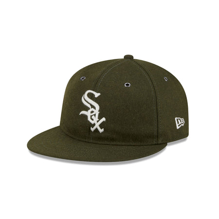 Chicago White Sox New Olive Wool Retro Crown 59FIFTY Fitted Hat