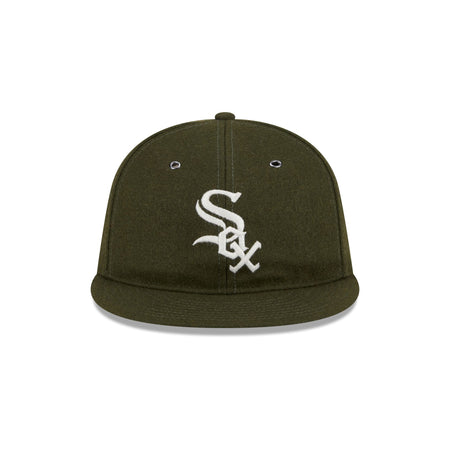 Chicago White Sox New Olive Wool Retro Crown 59FIFTY Fitted Hat