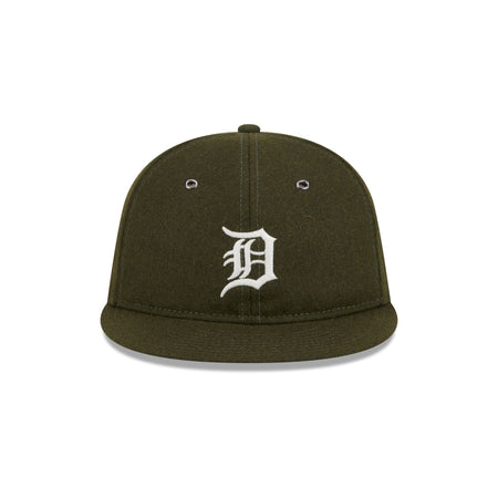 Detroit Tigers New Olive Wool Retro Crown 59FIFTY Fitted Hat