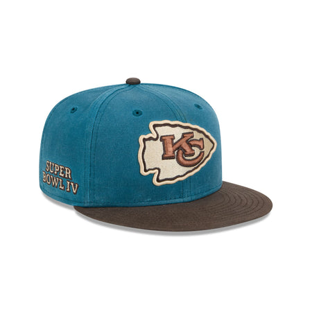 Kansas City Chiefs Indigo 59FIFTY Fitted Hat