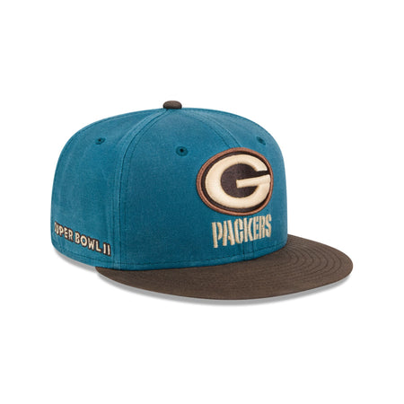 Green Bay Packers Indigo 59FIFTY Fitted Hat