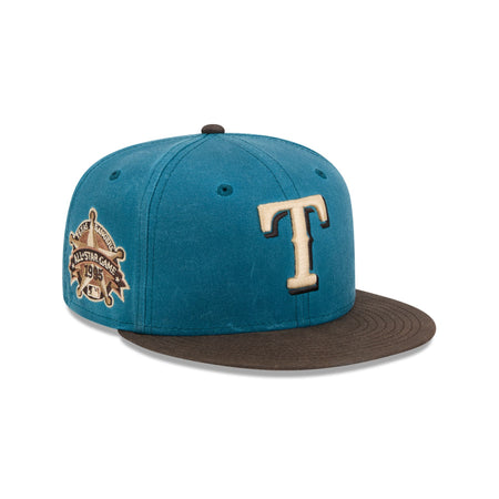 Texas Rangers Indigo 59FIFTY Fitted Hat