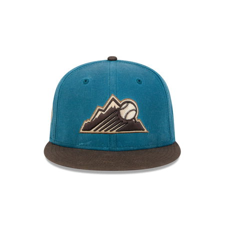 Colorado Rockies Indigo 59FIFTY Fitted Hat