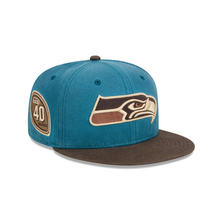 Seattle Seahawks Indigo 59FIFTY Fitted Hat