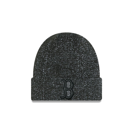 Boston Red Sox Reflective Black Knit Beanie