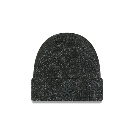 Dallas Cowboys Reflective Black Knit Beanie