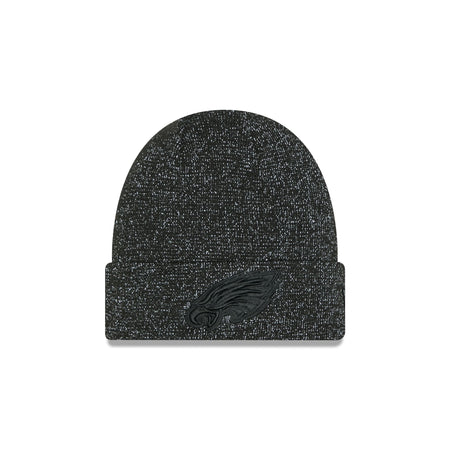 Philadelphia Eagles Reflective Black Knit Beanie