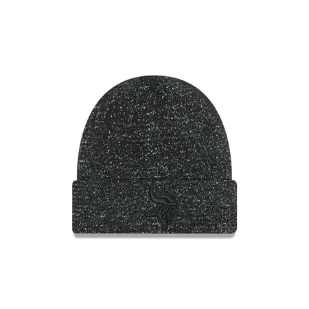 Minnesota Vikings Reflective Black Knit Beanie