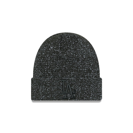 Los Angeles Dodgers Reflective Black Knit Beanie