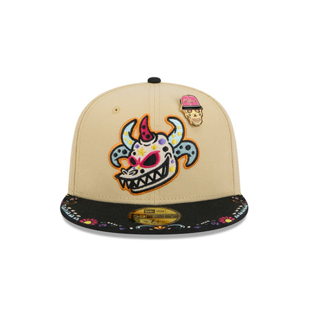 Scranton Wilkes-Barre RailRiders Skull Pin 59FIFTY Fitted Hat