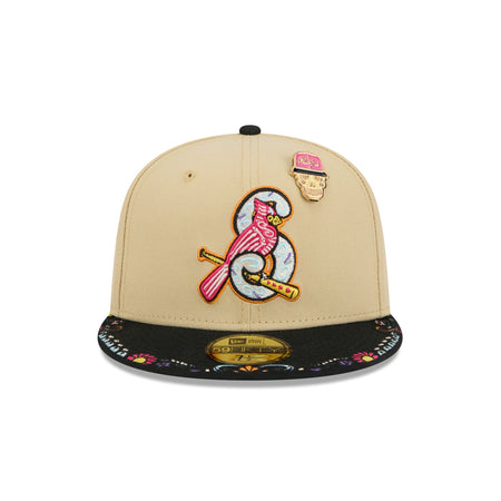 Springfield Cardinals Skull Pin 59FIFTY Fitted Hat