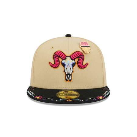 Hartford Yard Goats Skull Pin 59FIFTY Fitted Hat