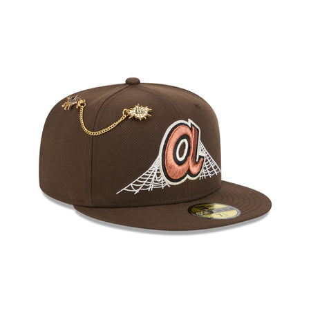 Atlanta Braves Spider Pin 59FIFTY Fitted Hat