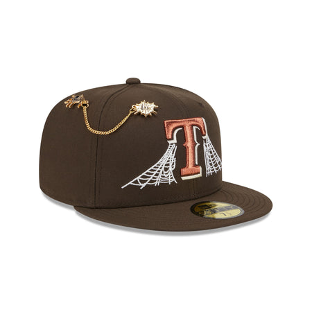 Texas Rangers Spider Pin 59FIFTY Fitted Hat