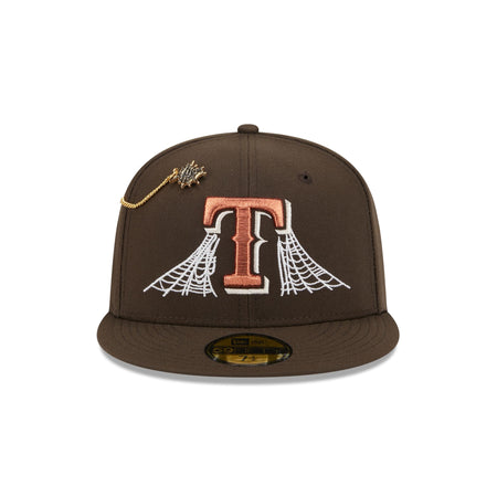 Texas Rangers Spider Pin 59FIFTY Fitted Hat