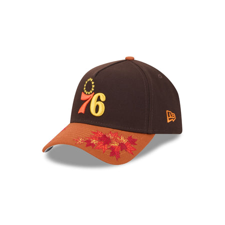 Philadelphia 76ers Fall Foliage 9FORTY A-Frame Snapback Hat