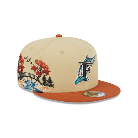 Miami Marlins Fall Landscape 9FIFTY Snapback Hat