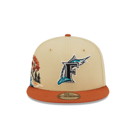 Miami Marlins Fall Landscape 9FIFTY Snapback Hat