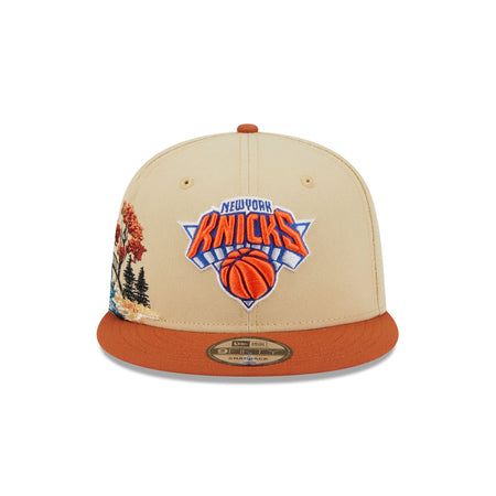 New York Knicks Fall Landscape 9FIFTY Snapback Hat