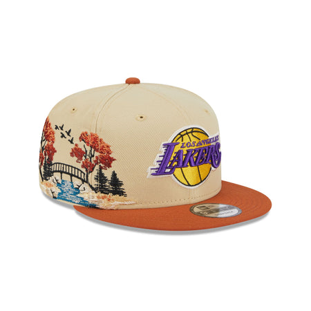 Los Angeles Lakers Fall Landscape 9FIFTY Snapback Hat