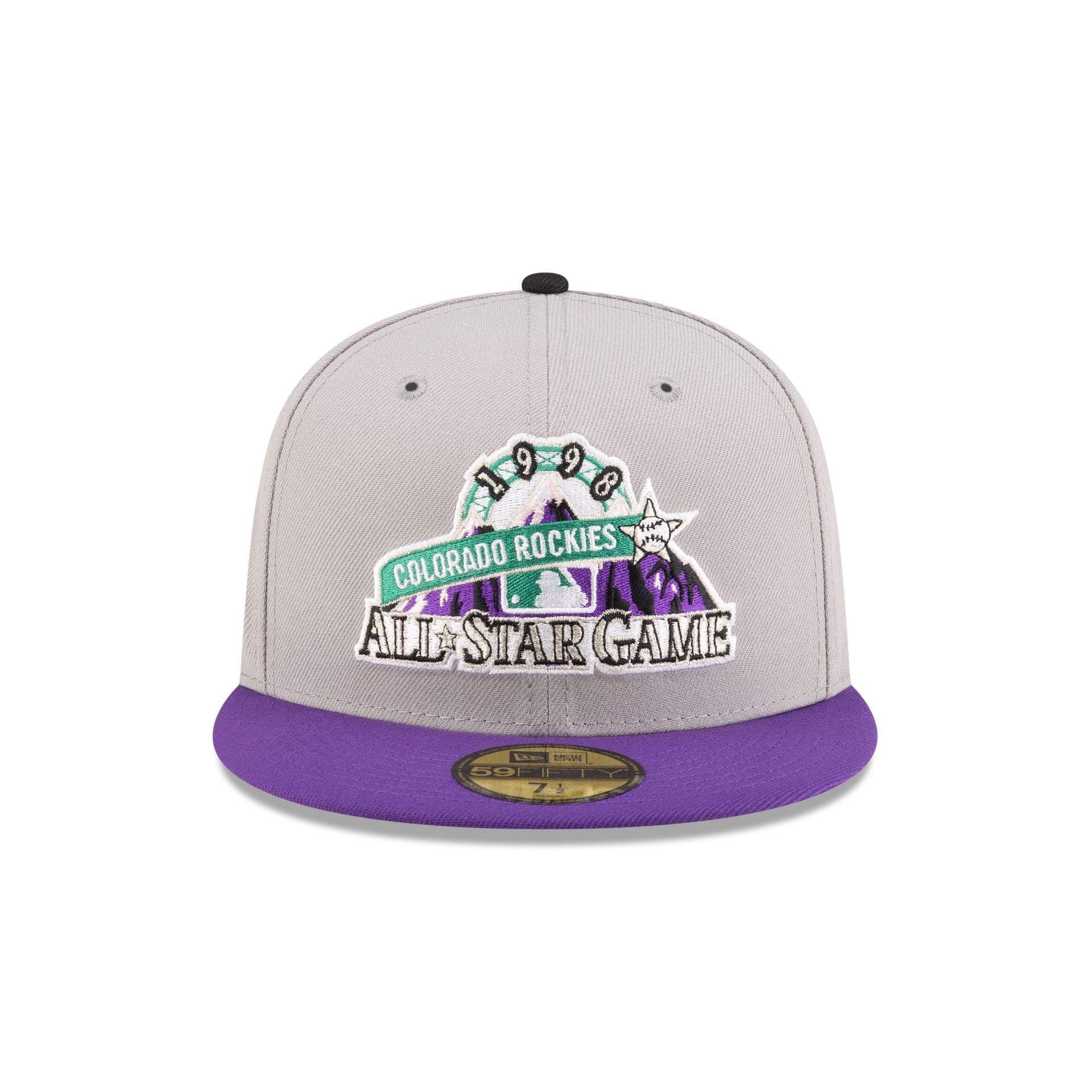 New Era 59Fifty Colorado Rockies Fitted Hat Size 7 5/8 Hat Club newest 1998 ASG Patch