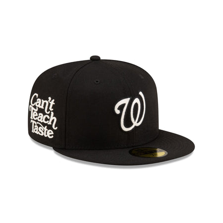 Washington Nationals Can’t Teach Taste Black 59FIFTY Fitted