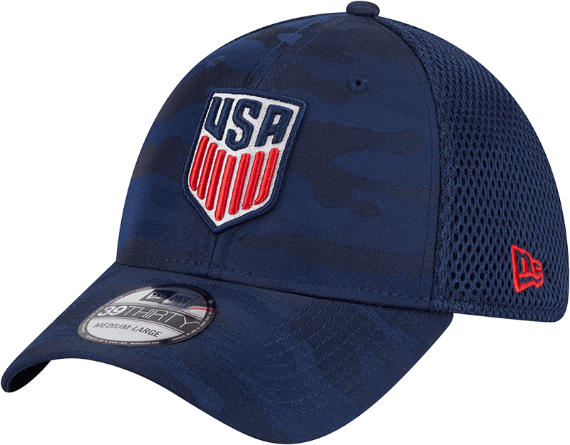 US Soccer Men's National Team Camo 39THIRTY Stretch Fit Hat