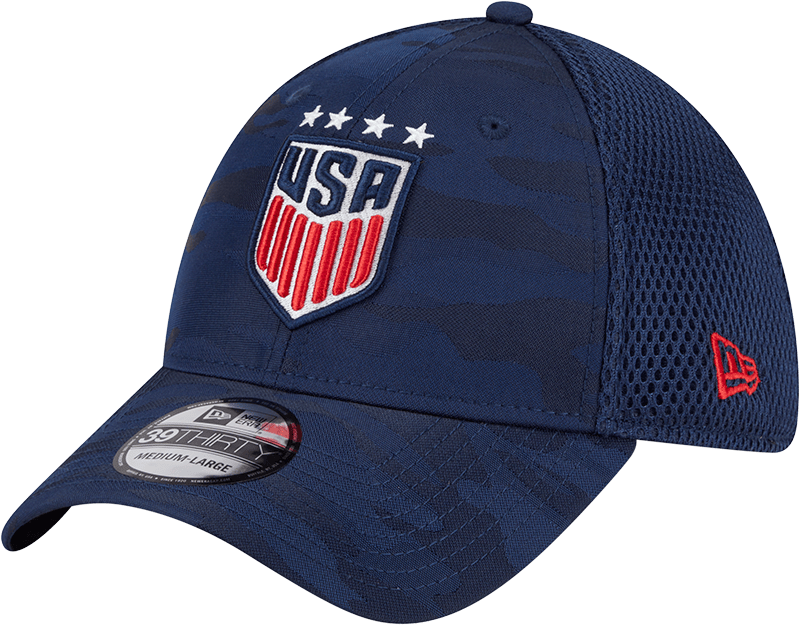 US Soccer Women's National Team Camo 39THIRTY Stretch Fit Hat