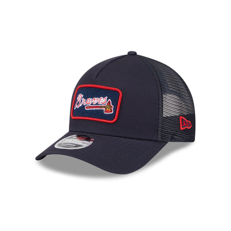 Atlanta Braves Tonal Patch 9FORTY M-Crown A-Frame Trucker Hat