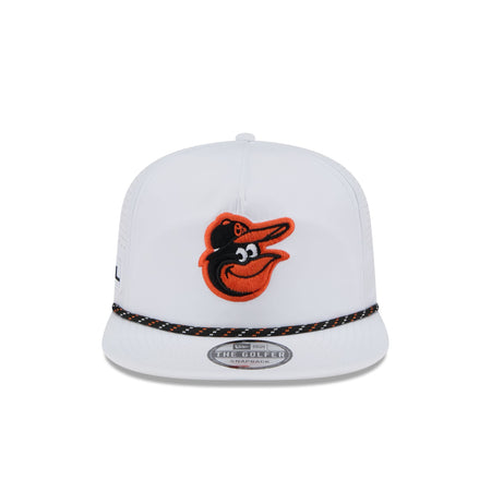 Baltimore Orioles Optic White Performance Rope Golfer Hat