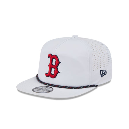 Boston Red Sox Optic White Performance Rope Golfer Hat