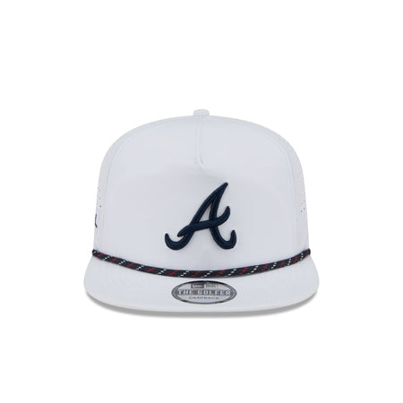 Atlanta Braves Optic White Performance Rope Golfer Hat