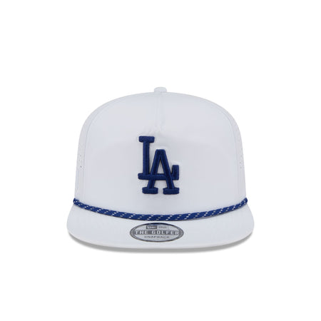 Los Angeles Dodgers Optic White Performance Rope Golfer Hat