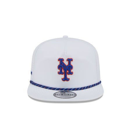 New York Mets Optic White Performance Rope Golfer Hat