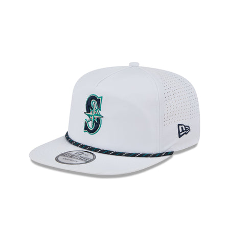 Seattle Mariners Optic White Performance Rope Golfer Hat