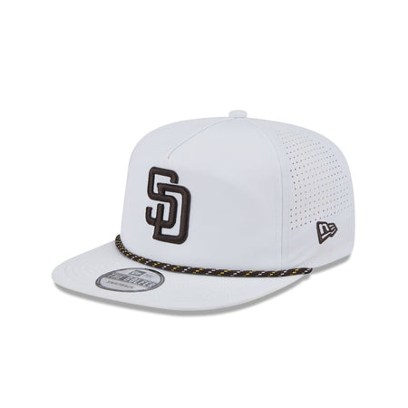 San Diego Padres Optic White Performance Rope Golfer Hat