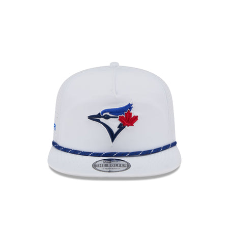 Toronto Blue Jays Optic White Performance Rope Golfer Hat