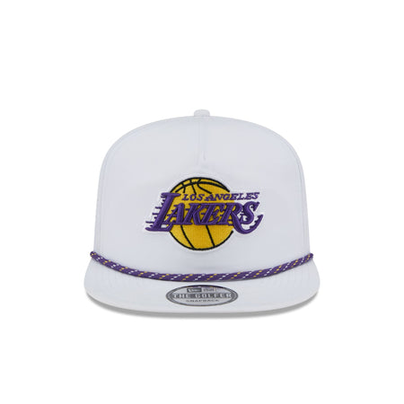 Los Angeles Lakers Optic White Performance Rope Golfer Hat