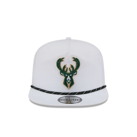 Milwaukee Bucks Optic White Performance Rope Golfer Hat