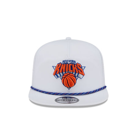 New York Knicks Optic White Performance Rope Golfer Hat