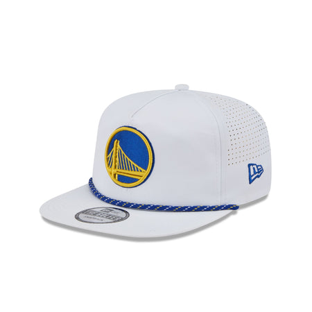 Golden State Warriors Optic White Performance Rope Golfer Hat