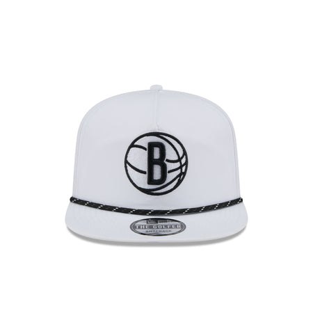 Brooklyn Nets Optic White Performance Rope Golfer Hat