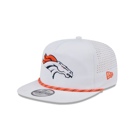 Denver Broncos Optic White Performance Rope Golfer Hat