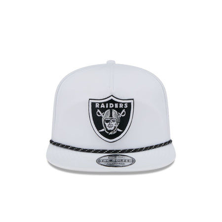 Las Vegas Raiders Optic White Performance Rope Golfer Hat