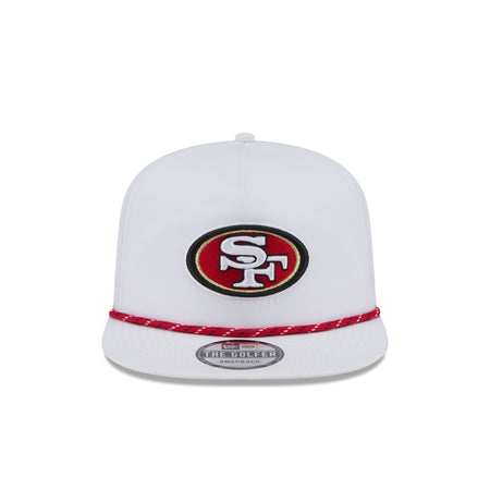 San Francisco 49ers Optic White Performance Rope Golfer Hat