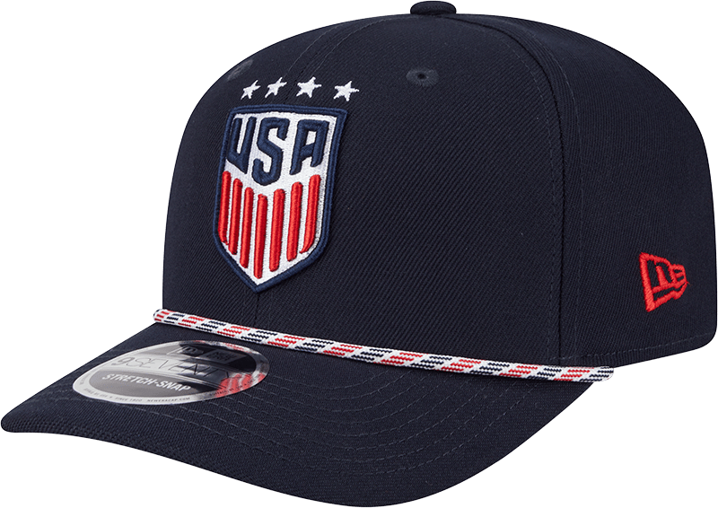 US Soccer Women's National Team Multi Rope 9SEVENTY Stretch-Snap Hat